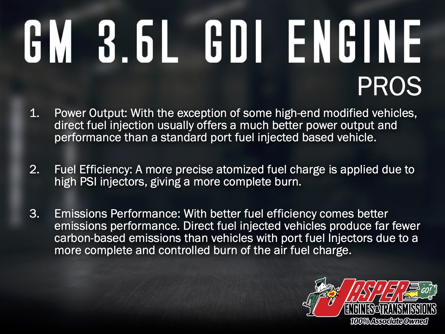 GM 3.6L GDI Engines